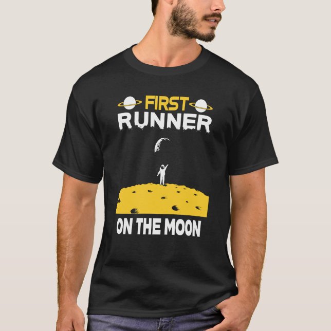 Runner On The Moon T Shirt (Framsida)