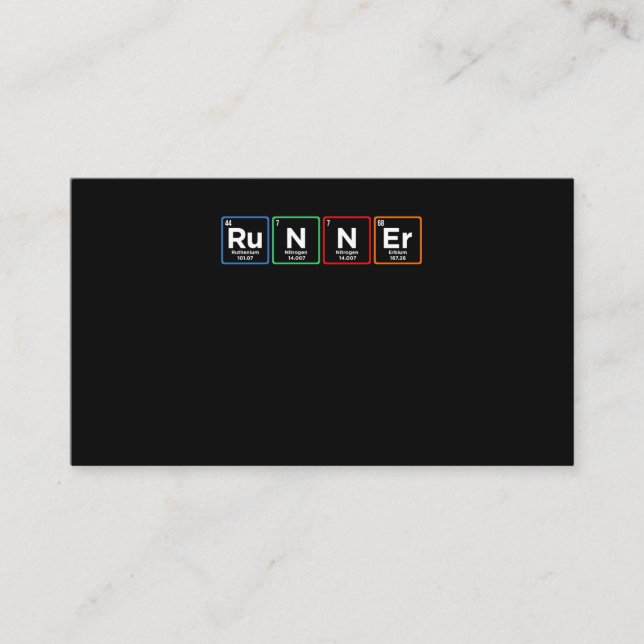 Runner Periodically Half Marathon Running Lover Gr Tilläggskort (Framsida)