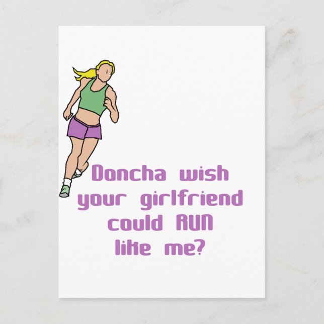RunnerChick Doncha Vykort (Framsida)