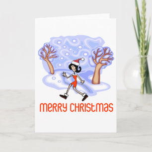 RunnerChick God jul Helgkort