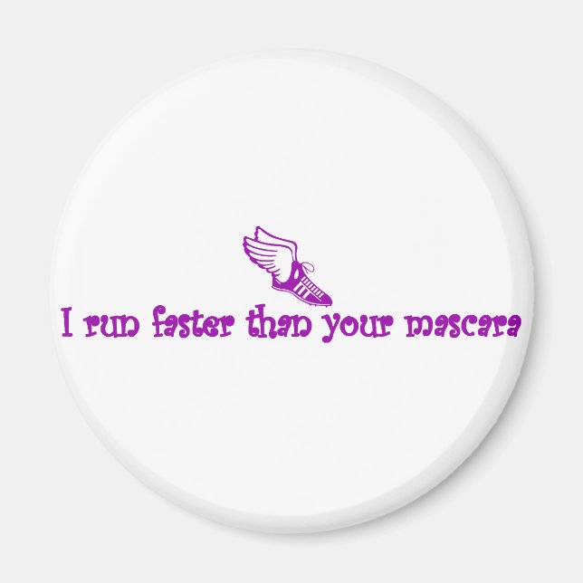 RunnerChick Mascara Magnet (Framsidan)