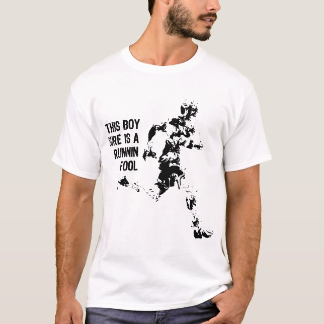 Runnin dumbom t shirt (Framsida)