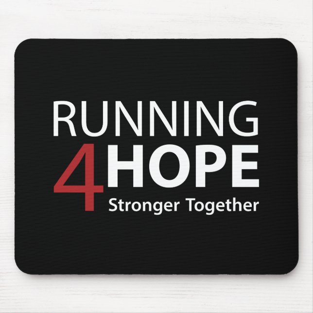 Running4Hope Black Musmatta (Framsidan)