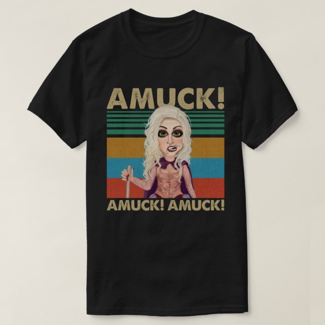Running Amuck - The Witchy Call to Chaos T Shirt (Design framsida)