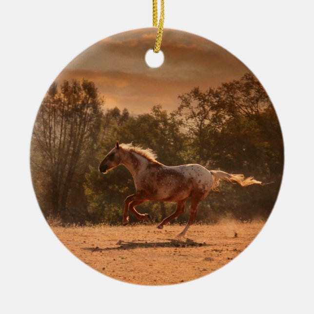 Running Appaloosa Ornament (Framsidan)