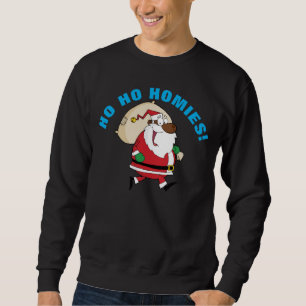 Running Black Santa Shirt Långärmad Tröja