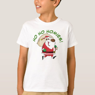 Running Black Santa Shirt T-shirt