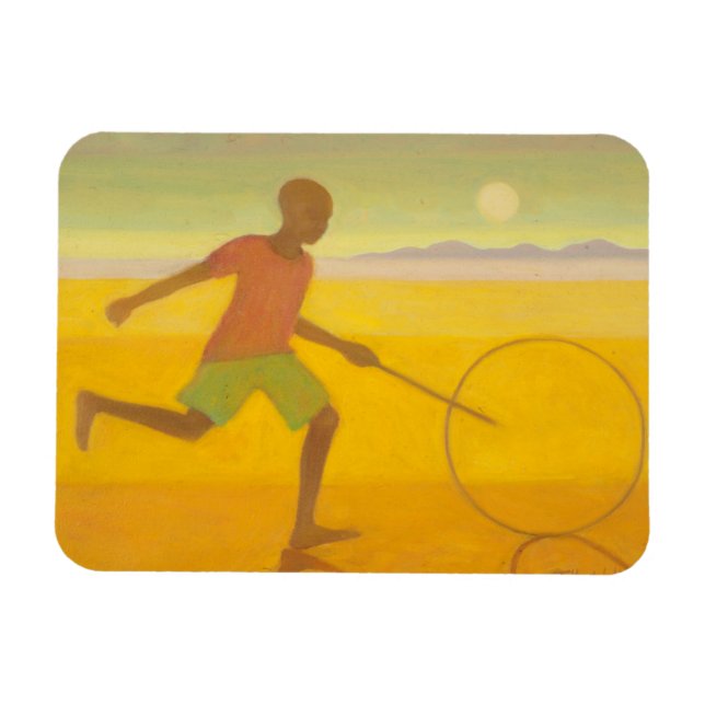 Running Boy 2010 Magnet (Horisontell)