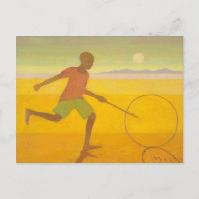 Running Boy 2010 Vykort (Framsida)