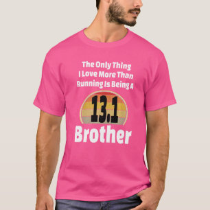 Running Brother 13 1 halv marathon Springer Syskon T Shirt