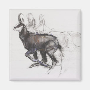 Running Chamois Magnet