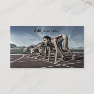 Running Cheethas Visitkort