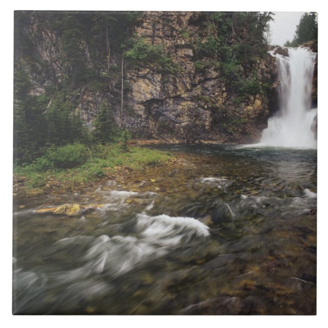 Running Eagle Falls aka Trick Falls i Two Kakelplatta (Framsidan)