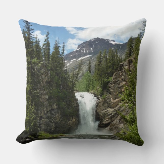 Running Eagle Falls i Glacier National Park Kudde (Framsida)