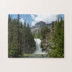 Running Eagle Falls i Glacier National Park Pussel