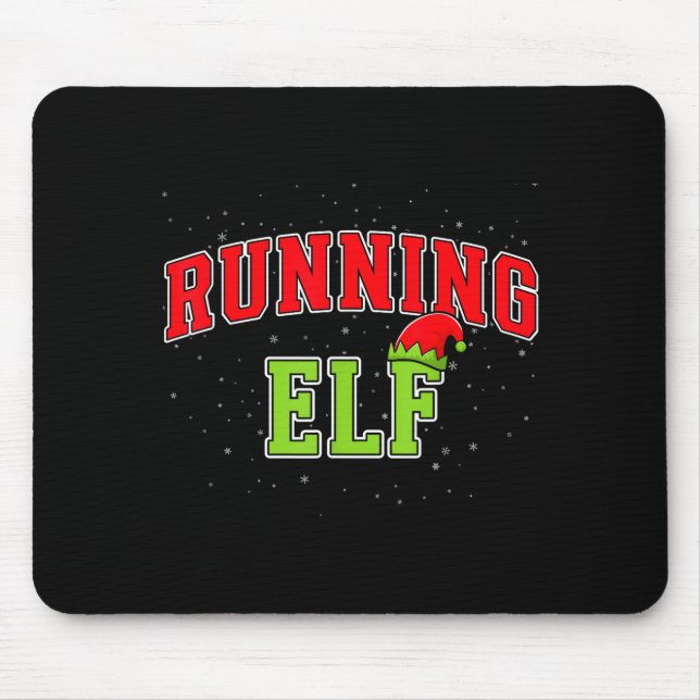 Running Elf Christmas Family Matching Group Xmas R Musmatta (Framsidan)