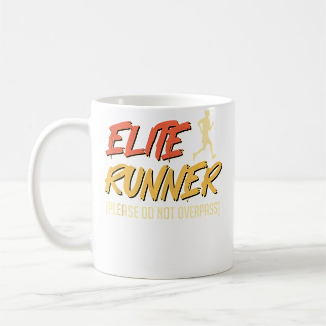 Running Elite Runner Please Do Not Pass Funny Mara Kaffemugg (Vänster)