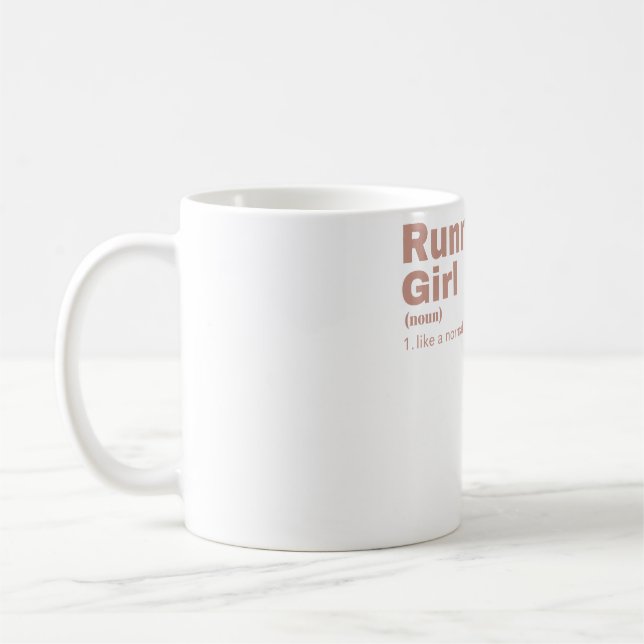 Running Girl - Running Kaffemugg (Vänster)