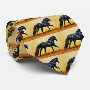 Running Horse Black Stallion Slips
