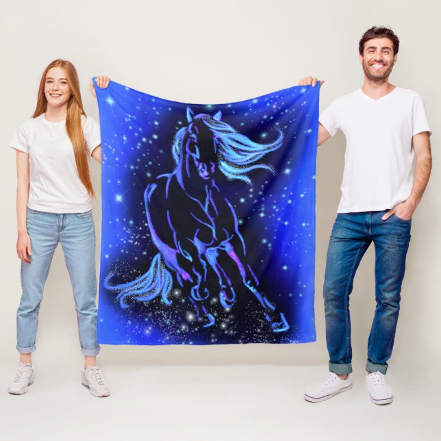 Running Horse Fleece Blanket (På plats)