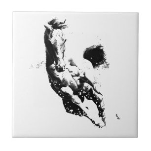 Running Horse Kakelplatta