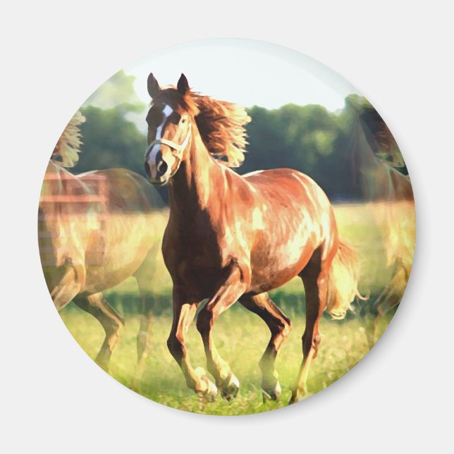 Running Horse Magnet (Framsidan)