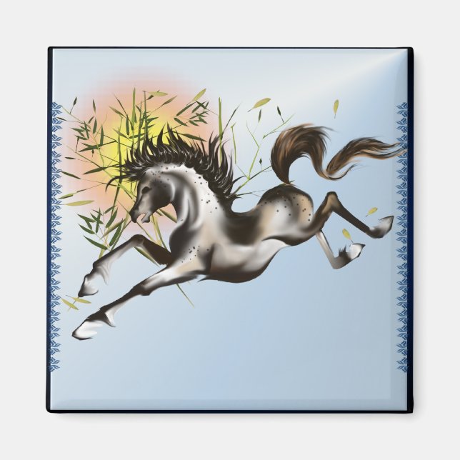 Running Horse Magnet (Framsidan)