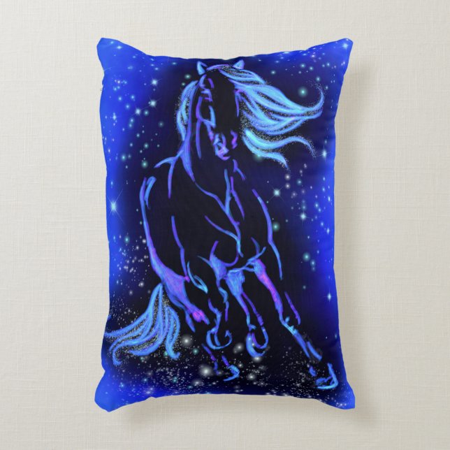 Running Horse Pillow Prydnadskudde (Framsidan(Vertikal))
