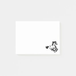 Running Horse Post-it Block