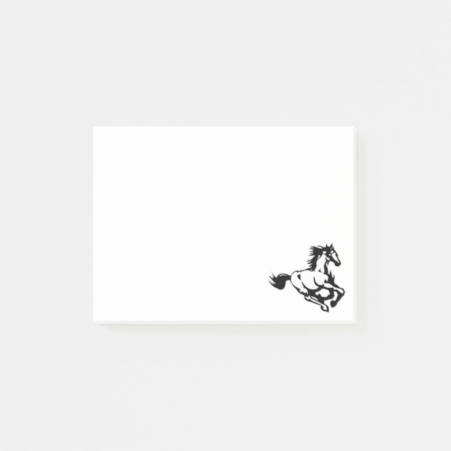 Running Horse Post-it Block (Framsida)