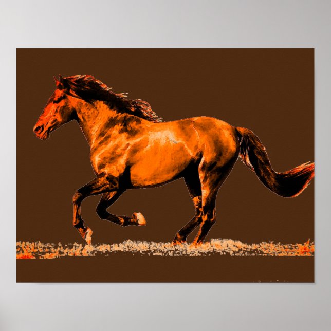 Running Horse Poster (Framsidan)