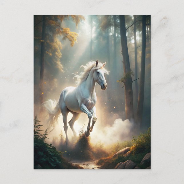 Running Horse Vykort (Framsida)