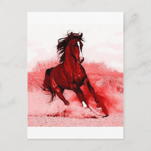 Running Horse Vykort