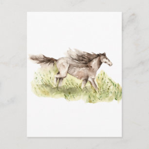 Running Horse Vykort