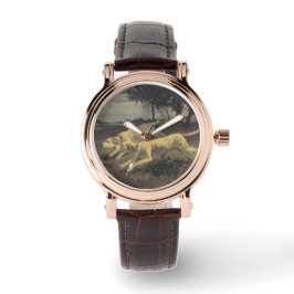 Running Hundar (Beagles) (av Constant Troyon) Armbandsur