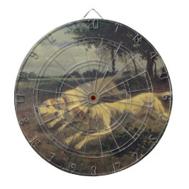 Running Hundar (Beagles) (av Constant Troyon) Darttavla