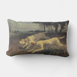 Running Hundar (Beagles) (av Constant Troyon) Lumbarkudde