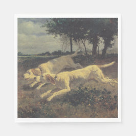 Running Hundar (Beagles) (av Constant Troyon) Pappersservett