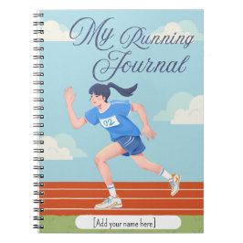 Running Journal | Personalized Fitness Tracker Anteckningsbok