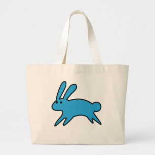 Running Little Blue Bunny Jumbo Tygkasse