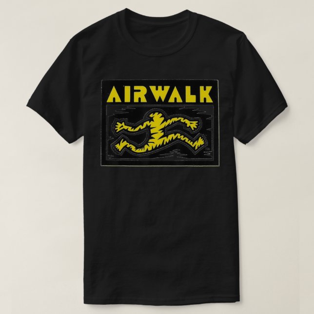 RUNNING MAN AIRWALKS SHOES SKATEBOARD  T SHIRT (Design framsida)