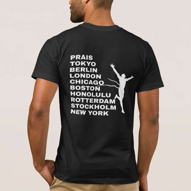 Running, Marathon T-Shirt (Baksida)