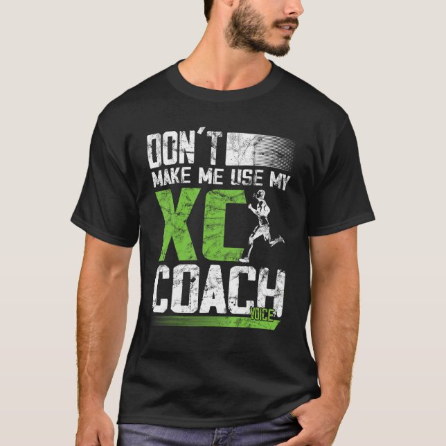 Running men Marathoner Runner Coach XC Running 6 T Shirt (Framsida)