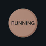 Running mocha mousse dishwasher magnet<br><div class="desc">Minimal "löpande" diskmaskin köksmagnet med en mocha-bakgrund som hjälper dig med köksorganisationen. Anpassa med texten.</div>