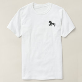 Running Mörk Horse 🐎 Logotyp Anpassade Festival T Shirt