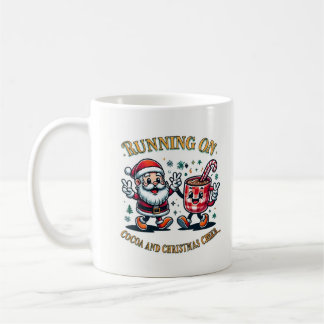 Running on cacao and christmas cheer kaffemugg