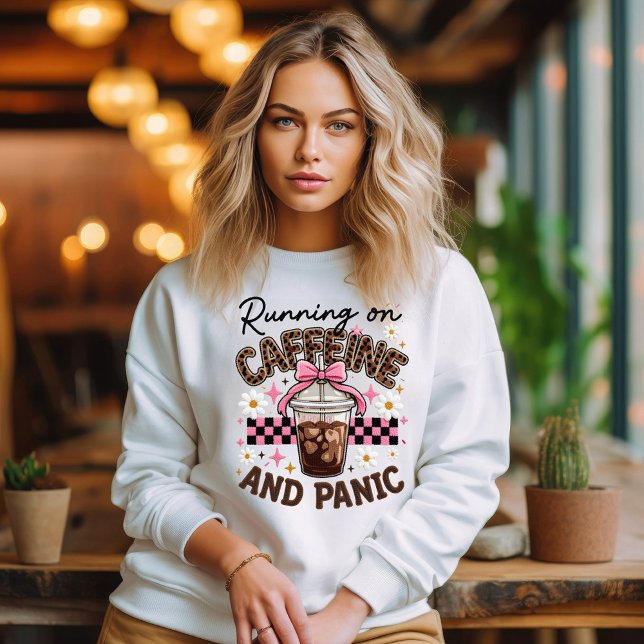 Running on Caffeine and Panic T Shirt (Skapare uppladdad)