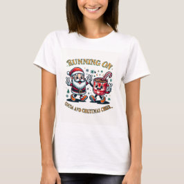 Running on Christmas Cheer T Shirt