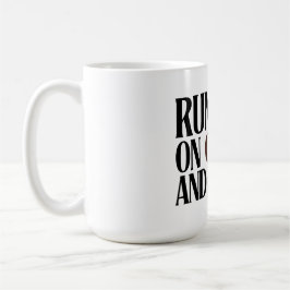 Running on Coffee & Chaos – Funny Workday Classic Kaffemugg