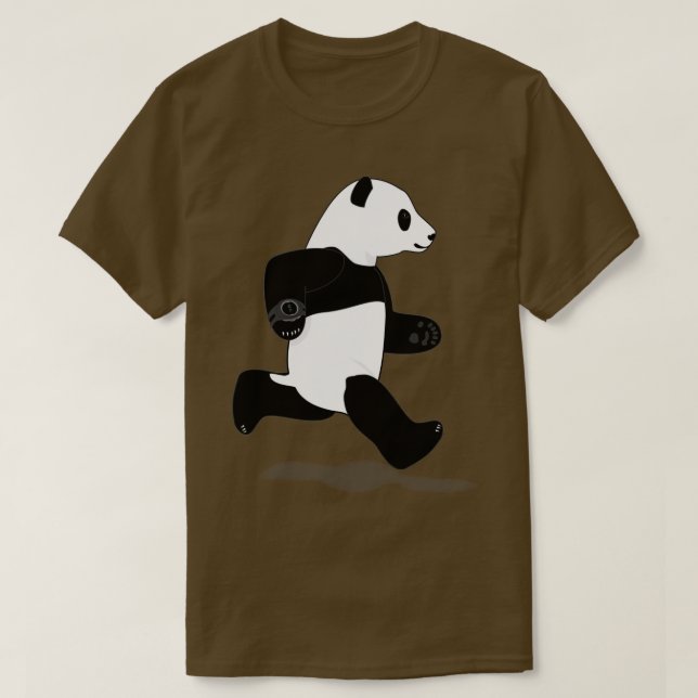 Running Panda T Shirt (Design framsida)